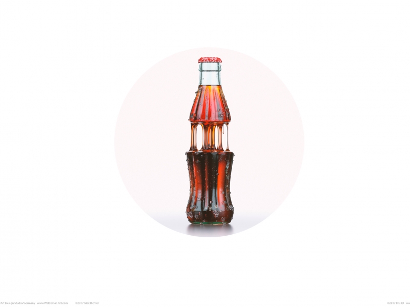 Coca-cola goo 3D visualisierung