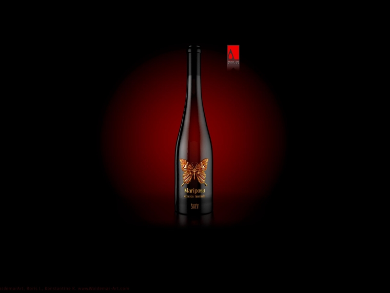 Mariposa - Verpackungsdesign von Premium Rotwein