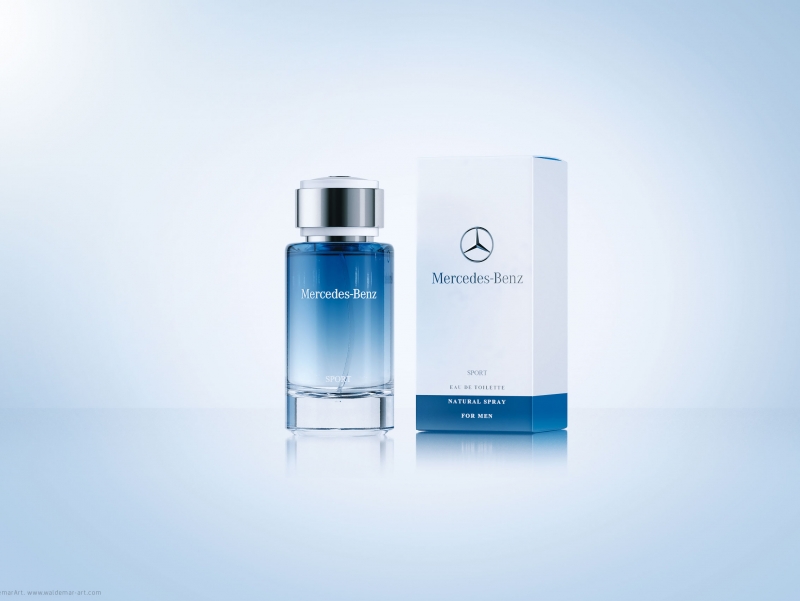 Mercedes-Benz SPORT Parfüm - Verpackung 3D Visualisierung