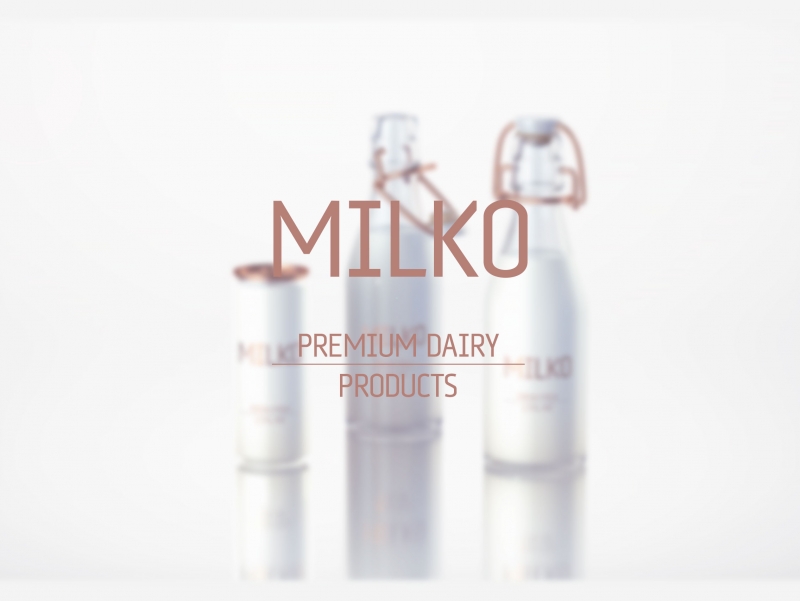 MILKO - Verpackungsdesign für Super-Premium-Milchprodukte