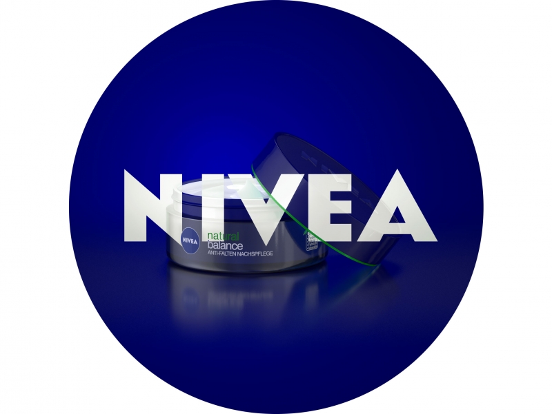 NIVEA NATURAL BALANCE ANTI-FALTEN NACHSPFLEGE - Verpackung 3D Visualisierung