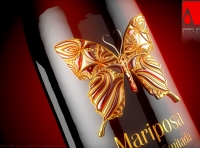 Mariposa - Verpackungsdesign von Premium Rotwein