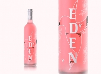 EDEN - erpackung 3D Visualisierung der Roséwein